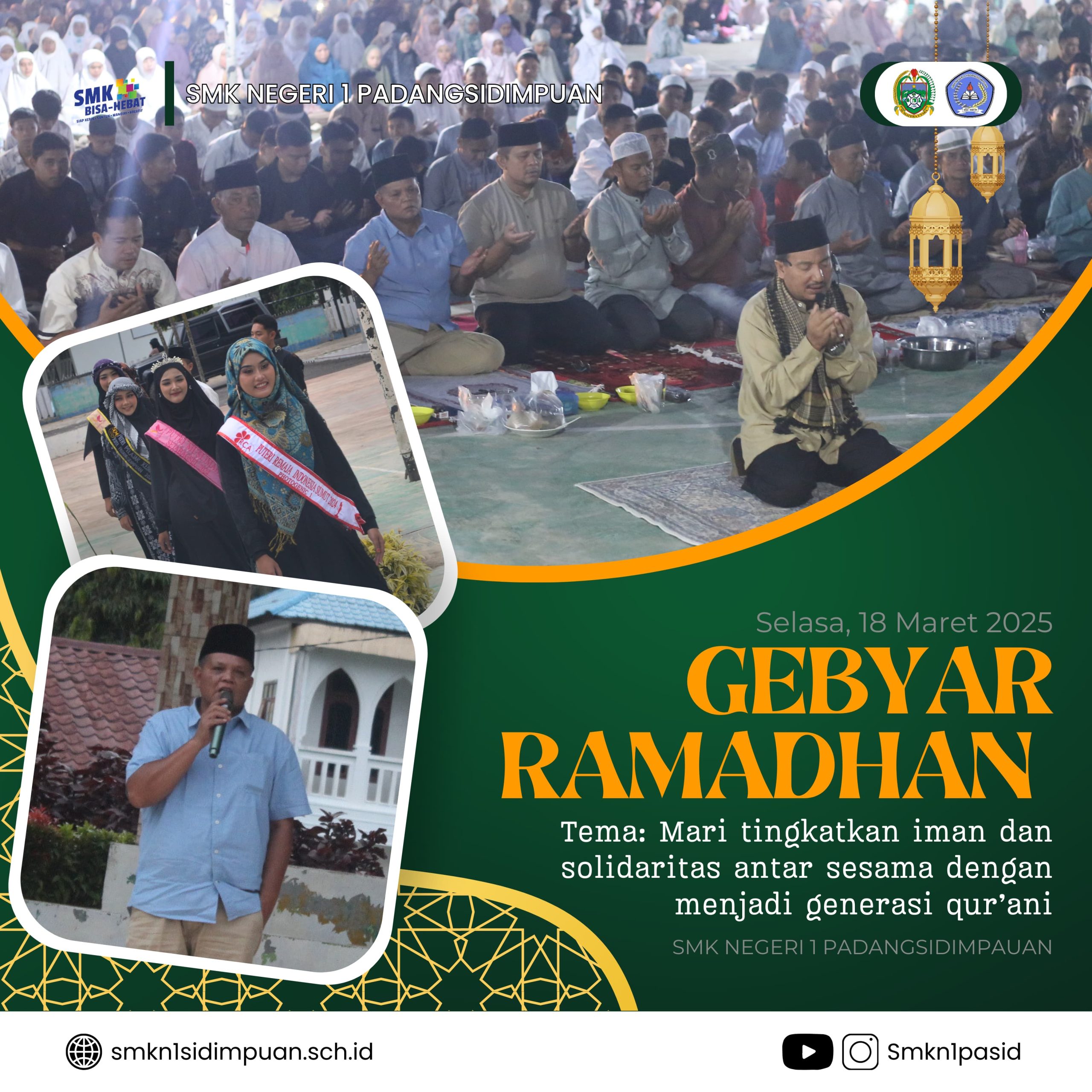 "Gebyar Ramadhan" SMK Negeri 1 Padangsidimpuan "Gebyar Ramadhan" SMK Negeri 1 Padangsidimpuan