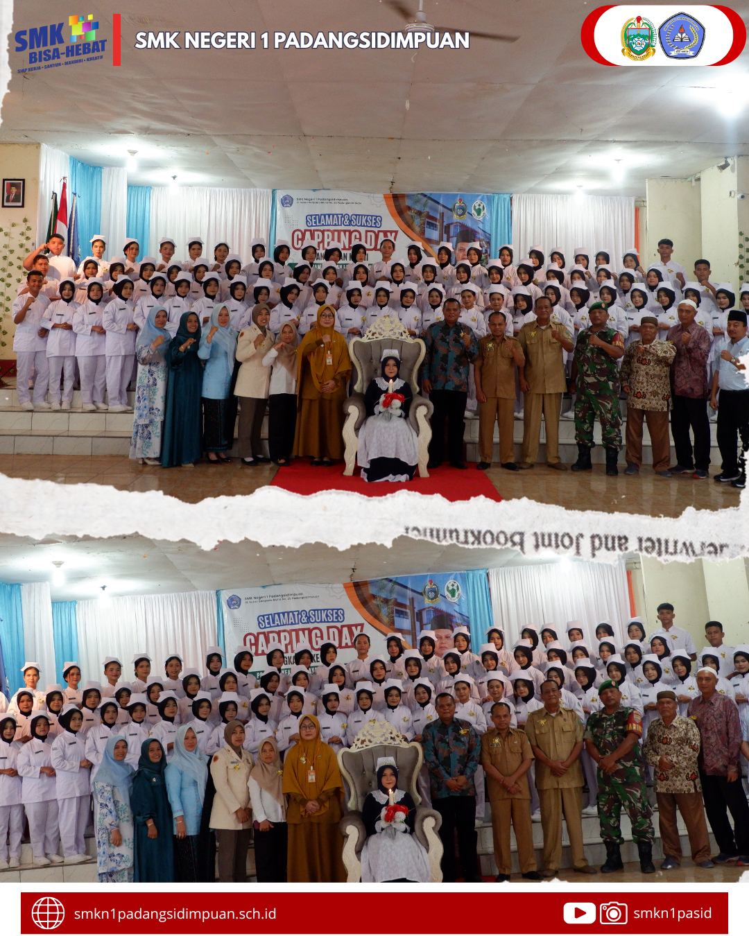 SMKN 1 Padangsidimpuan Sukses Laksanakan Capping Day Layanan Kesehatan Tahun Pelajaran 2025/2026 SMKN 1 Padangsidimpuan Sukses Laksanakan Capping Day Layanan Kesehatan Tahun Pelajaran 2025/2026